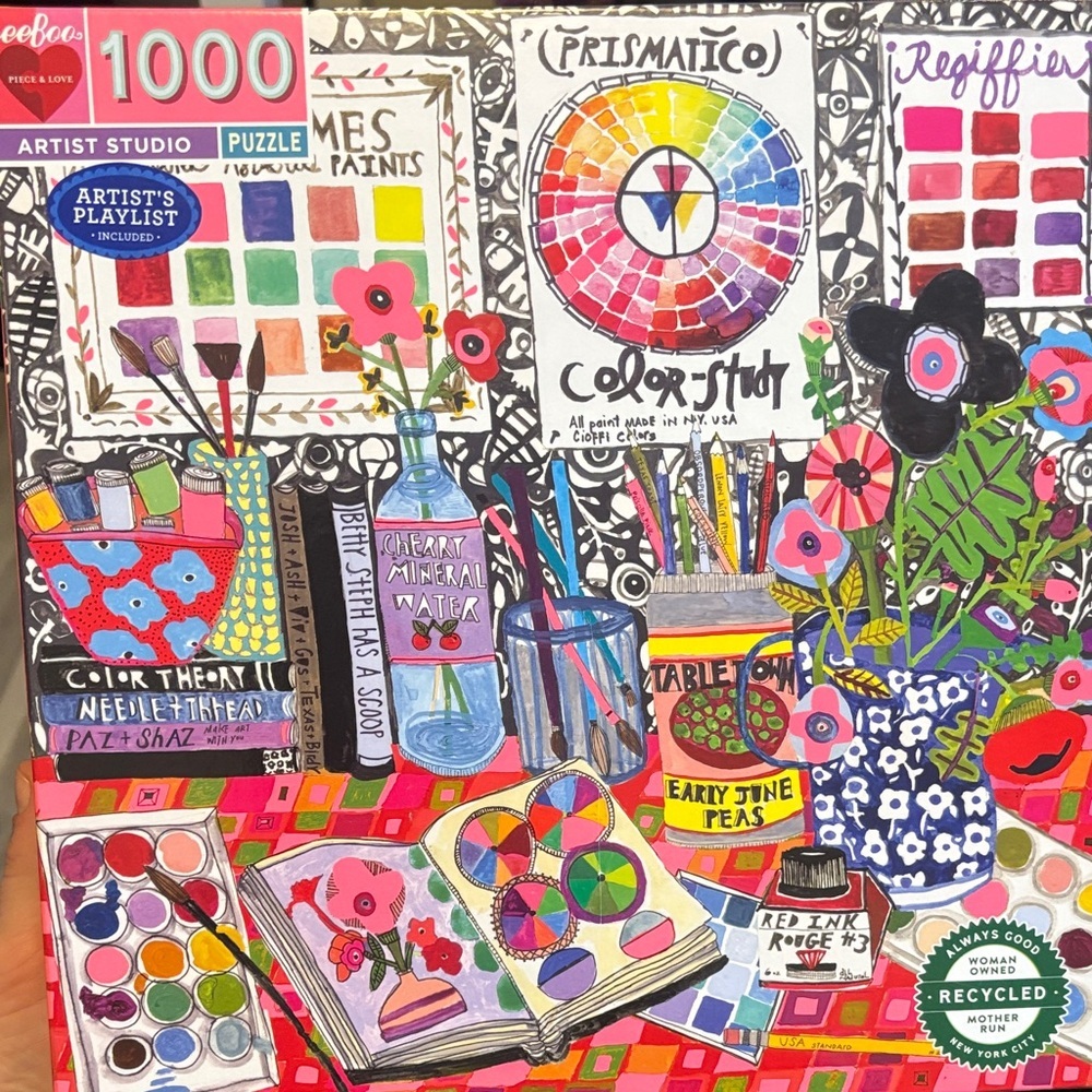 Eeboo 1000 piece artists puzzle